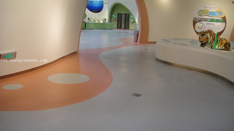 中國科學技術館橡膠地板工程實圖