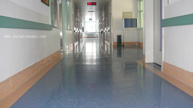 山西陽煤集團總醫院橡膠地板工程實圖