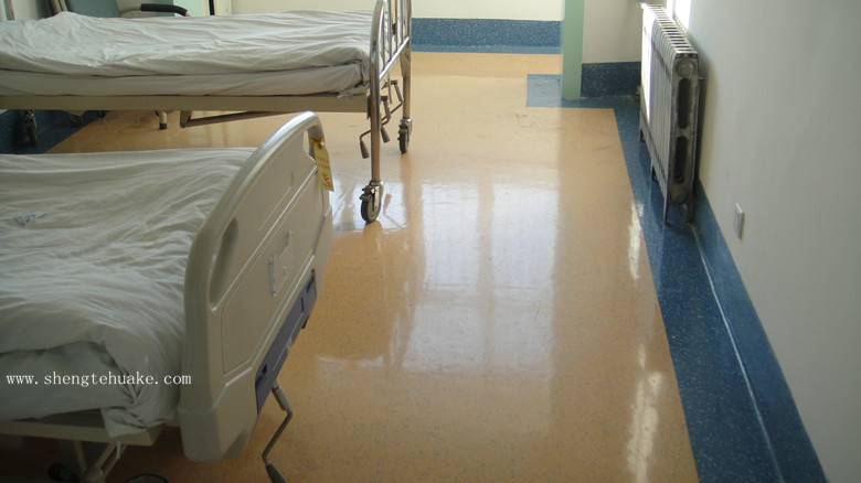 山西陽煤集團總醫院橡膠地板工程實圖