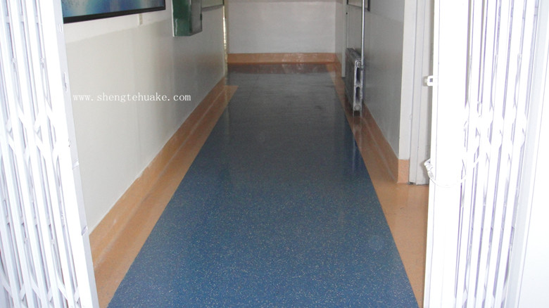 山西陽煤集團總醫院橡膠地板工程實圖