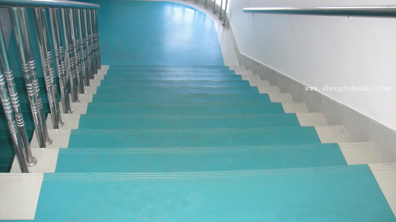 山西陽煤集團總醫院橡膠地板工程實圖