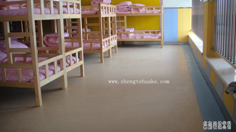 北京藍天宇鋒幼兒園橡膠地板工程實圖