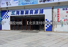 西安市西二環海德瀾真冰場橡膠地板項目工程案